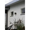Outdoor Wandleuchte PISTOIA, E27, IP54, dimmbar, schwarz