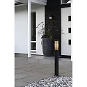 Outdoor Wandleuchte PISTOIA, E27, IP54, dimmbar, schwarz