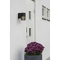 Outdoor Wandleuchte PISTOIA, E27, IP54, dimmbar, schwarz
