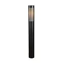 Outdoor Wegeleuchte PISTOIA, 95cm, E27, IP54, dimmbar, schwarz