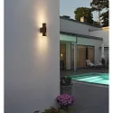 Konstsmide outdoor wall luminaire CUNEO UP/DOWN E27 IP54, rust dimmable