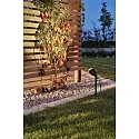 Konstsmide Outdoor LED Wand- und Erdspieß-Spot AMALFI, 12V, 1-flammig, 1W 3500K 70lm, inkl. Trafo, abnehmbarer Erdspieß, schwarz