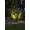Konstsmide Outdoor HighPower LED Erdspieß-Spot AMALFI, 12V, 1-flammig, 4W 3500K 280lm 46°, inkl. Trafo, abnehmbarer Erdspieß, schwarz
