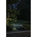 Konstsmide 12V HighPower LED Erdspieß-Spot ANDRIA, Lichtaustritt fokussierbar 18-60°, 6W 3000K 210lm, Anthrazit, Aluminium / Klarglas