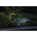 Konstsmide 12V HighPower LED Erdspieß-Spot ANDRIA, Lichtaustritt fokussierbar 18-60°, 6W 3000K 210lm, Anthrazit, Aluminium / Klarglas