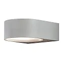 Außen-Wandleuchte TERAMO, Up/Down, E27 max. 40W, Grau, Aluminium / Opalglas