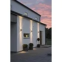 Konstsmide Außen-Wandleuchte MODENA UP/DOWN DOUBLE, 2x GU10 max. 35W, Stahl galvanisiert / Acrylglas klar