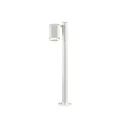 Konstsmide Wegeleuchte MODENA mit Pfahl, GU10 max. 35W, Weiß, Aluminium / Acrylglas klar