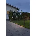 Konstsmide Wegeleuchte MODENA mit Pfahl, GU10 max. 35W, schwarz, Aluminium / Acrylglas klar