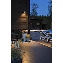 Konstsmide Outdoor wall luminaire TRIESTE, GU10 max. 35W, galvanised steel / clear acrylic glass