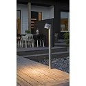 Konstsmide Path luminaire TRIESTE with pole, GU10 max. 35W, galvanised steel / clear acrylic glass