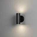 Konstsmide LED Außenwandleuchte MODENA UP&DOWN, 2x4W, IP44, Glas, schwarz