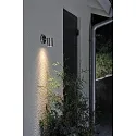Outdoor wall luminaire MODENA, GU10 max. 35W, stainless steel 304 / clear glass