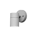 Konstsmide Außen-Wandleuchte MODENA, GU10 max. 35W, Grau, Aluminium / Klarglas