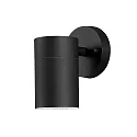 Außen-Wandleuchte MODENA, IP44, GU10 max. 35W, Schwarz, Aluminium / Klarglas