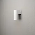 Konstsmide outdoor wall luminaire TEMI down, cylindrical GU10 IP54, white dimmable