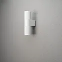 Konstsmide Außenwandleuchte TEMI, Up/Down, IP54, 2x GU10, Aluminium / Klarglas, weiß