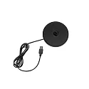 Konstsmide Outdoor LED Akku-Tischleuchte POSITANO, IP54, 2.2W 2700/3000K 180lm, mit Touch-Dimmer + USB-Ladestation, Weiß