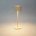 Konstsmide LED Akku-Tischleuchte CAPRI USB, eckig, 2,2W, 2700/3000K, 10-180lm, dimmbar, sand