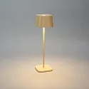 Konstsmide LED Akku-Tischleuchte CAPRI USB, eckig, 2,2W, 2700/3000K, 10-180lm, dimmbar, sand