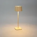 Konstsmide LED Akku-Tischleuchte CAPRI USB, eckig, 2,2W, 2700/3000K, 10-180lm, dimmbar, sand