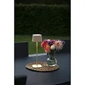 Konstsmide LED Akku-Tischleuchte CAPRI USB, eckig, 2,2W, 2700/3000K, 10-180lm, dimmbar, sand