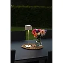 Konstsmide LED Akku-Tischleuchte CAPRI USB, eckig, 2,2W, 2700/3000K, 10-180lm, dimmbar, sand