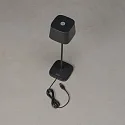 Konstsmide cover CAPRI dimmable IP54, black dimmable
