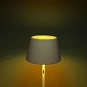 Konstsmide Outdoor LED Akku Stehleuchte PROMEZIA, IP54, 10W RGB + 2700/3000/4000K 600lm, mit Touch-Dimmer, weiß