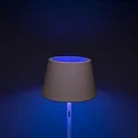 Konstsmide Outdoor LED Akku Stehleuchte PROMEZIA, IP54, 10W RGB + 2700/3000/4000K 600lm, mit Touch-Dimmer, weiß