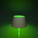 Konstsmide Outdoor LED Akku Stehleuchte PROMEZIA, IP54, 10W RGB + 2700/3000/4000K 600lm, mit Touch-Dimmer, weiß