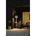 Konstsmide Outdoor LED Akku Stehleuchte PROMEZIA, IP54, 10W RGB + 2700/3000/4000K 600lm, mit Touch-Dimmer, weiß