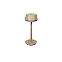 Outdoor LED Akku-Tischleuchte LYON, IP54, 2700 / 3000 / 4000K / RGB, mit USB-Port + Touch-DImmer, terracotta