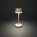 Outdoor LED Akku-Tischleuchte LYON, IP54, 2700 / 3000 / 4000K / RGB, mit USB-Port + Touch-DImmer, terracotta