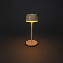 Outdoor LED Akku-Tischleuchte LYON, IP54, 2700 / 3000 / 4000K / RGB, mit USB-Port + Touch-DImmer, terracotta