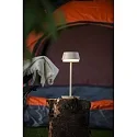 Outdoor LED Akku-Tischleuchte LYON, IP54, 2700 / 3000 / 4000K / RGB, mit USB-Port + Touch-DImmer, terracotta