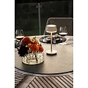 Outdoor LED Akku-Tischleuchte LYON, IP54, 2700 / 3000 / 4000K / RGB, mit USB-Port + Touch-DImmer, terracotta
