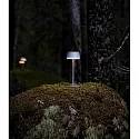 Konstsmide Outdoor LED Akku-Tischleuchte LYON, IP54, 2700 / 3000 / 4000K / RGB, mit USB-Port + Touch-DImmer, grün / grau