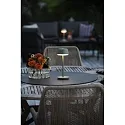 Konstsmide Outdoor LED Akku-Tischleuchte LYON, IP54, 2700 / 3000 / 4000K / RGB, mit USB-Port + Touch-DImmer, grün / grau