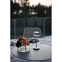 Konstsmide Outdoor LED Akku-Tischleuchte LYON, IP54, 2700 / 3000 / 4000K / RGB, mit USB-Port + Touch-DImmer, grün / grau