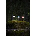 Konstsmide Outdoor LED Akku-Tischleuchte LYON, IP54, 2700 / 3000 / 4000K / RGB, mit USB-Port + Touch-DImmer, grün / grau