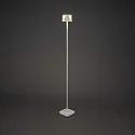 battery floor lamp NICE square, with USB connection, CCT Switch, with touch dimmer IP54, rust dimmable