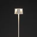 battery floor lamp NICE square, with USB connection, CCT Switch, with touch dimmer IP54, rust dimmable