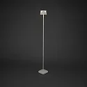 battery floor lamp NICE square, with USB connection, CCT Switch, with touch dimmer IP54, rust dimmable