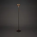 Konstsmide Outdoor LED Akku-Stehleuchte NICE, IP54, 2700 / 3000K, mit USB-Ladestation, dimmbar innen / außen, Aluminium, rost