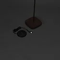 Konstsmide Outdoor LED Akku-Stehleuchte NICE, IP54, 2700 / 3000K, mit USB-Ladestation, dimmbar innen / außen, Aluminium, rost