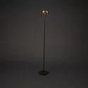 Konstsmide Outdoor LED Akku-Stehleuchte NICE, IP54, 2700 / 3000K, mit USB-Ladestation, dimmbar innen / außen, Aluminium, rost