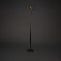 Konstsmide Outdoor LED Akku-Stehleuchte NICE, IP54, 2700 / 3000K, mit USB-Ladestation, dimmbar innen / außen, Aluminium, rost