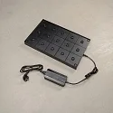 Konstsmide Ladestation CHARGER für Konstsmide Akkuleuchten MINI, 15-fach, inkl. Netzteil + Ebenen-Verbindern, IP20, schwarz