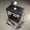 Konstsmide Ladestation CHARGER für Konstsmide Akkuleuchten MINI, 15-fach, inkl. Netzteil + Ebenen-Verbindern, IP20, schwarz
